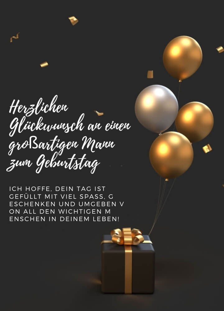 glückwünsche zum geburtstag mann